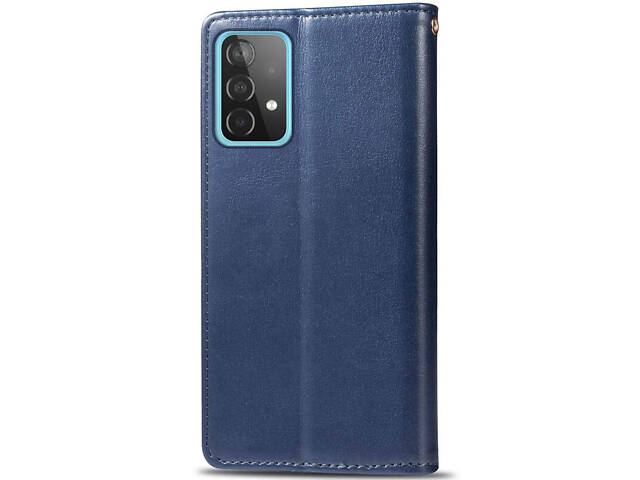 Шкіряний чохол-книжка GETMAN Gallant (PU) для Samsung Galaxy A53 5G Синій - Фото 2