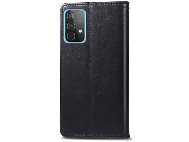 Шкіряний чохол-книжка GETMAN Gallant (PU) для Samsung Galaxy A53 5G Чорний - Фото 2