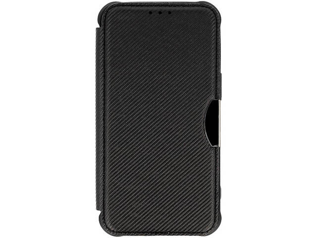 Кожаный чехол-книжка GETMAN Razor (PU) для Samsung Galaxy A35 Black - Фото 1