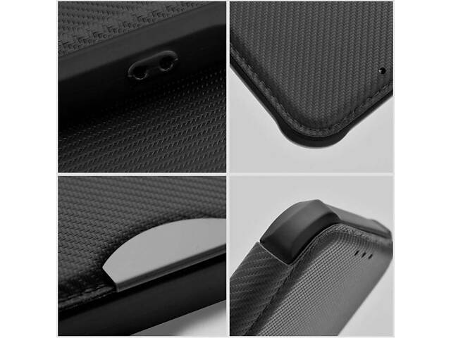 Кожаный чехол-книжка GETMAN Razor (PU) для Samsung Galaxy A35 Black - Фото 5