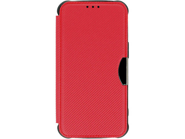 Кожаный чехол-книжка GETMAN Razor (PU) для Samsung Galaxy A35 Red - Фото 1