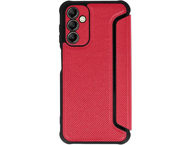 Кожаный чехол-книжка GETMAN Razor (PU) для Samsung Galaxy A35 Red - Фото 2