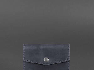 Шкіряний гаманець 2.1 синій Crazy Horse BlankNote