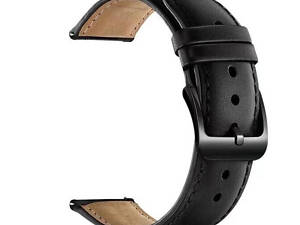 Кожаный ремешок для часов Motorola Moto 360 2nd gen (42mm) - Black