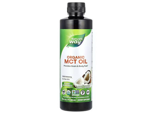 Кокосовое масло, MCT Oil Coconut, Nature's Way, 480 мл - Фото 1 Кокосовое масло, MCT Oil Coconut, Nature's Way, 480 мл - Фото 1
