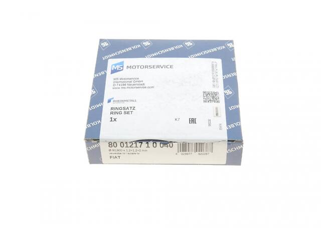 KOLBENSCHMIDT 800121710040 Кільця поршневі Fiat Doblo 1.6 16V 01- (80.9mm/+0.40) - Фото 3