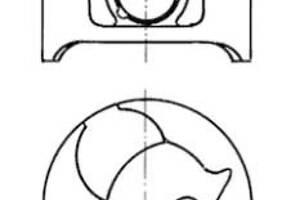 KOLBENSCHMIDT 91372600 Поршень MB Sprinter 901-904 2.3D/2.9D 95- OM 601/OM 602 (89.00mm/STD)