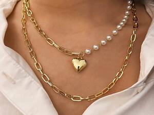 Кольє жіноче з кулоном 12072 80 см