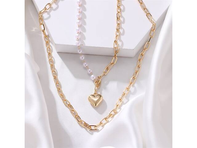 Кольє жіноче з кулоном 12072 80 см - Фото 2