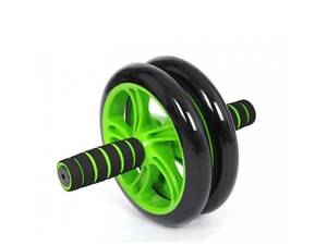 Колесо для пресса фитнес Double Wheel ABS Health Abdomen Round IS33 двойной Зеленый