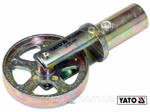 Колесо ведуче для очищення каналізації YATO: Ø= 55 мм, з оцинкованої сталі, до YT-24980(DW)