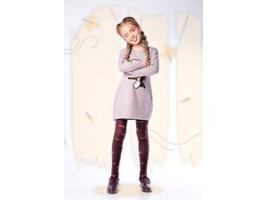 Колготки детские стрейчевые Giulia D045 128-134, Бордовый