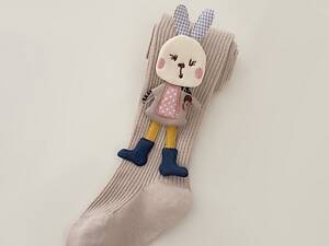 Колготки для девочки с зайкой 10691, Размер 95