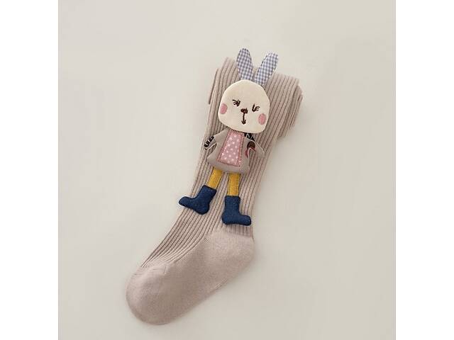 Колготки для девочки с зайкой 10691, Размер 95 - Фото 1