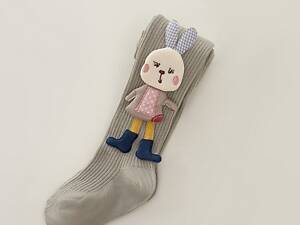 Колготки для девочки с зайкой 10693, Размер 115