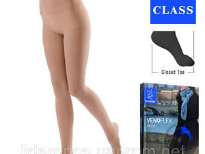 Компрессионные колготки Thuasne Venoflex Micro 2 класса (23-32 мм.рт.ст.) с закрытым носком, карамельные, стандартные, Оригинал