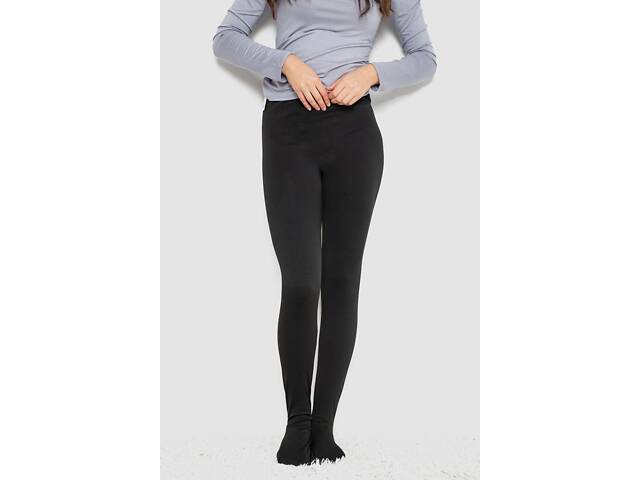 Колготи жіночі утеплені, колір чорний, 139R943 - Фото 1