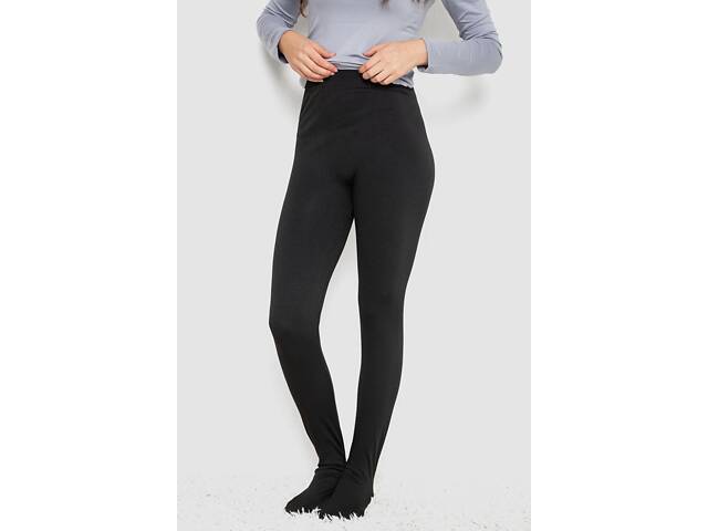 Колготи жіночі утеплені, колір чорний, 139R943 - Фото 3