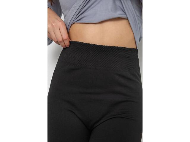 Колготи жіночі утеплені, колір чорний, 139R943 - Фото 5