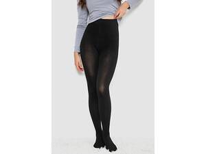 Колготи жіночі утеплені вовняні, колір чорний, 139R801