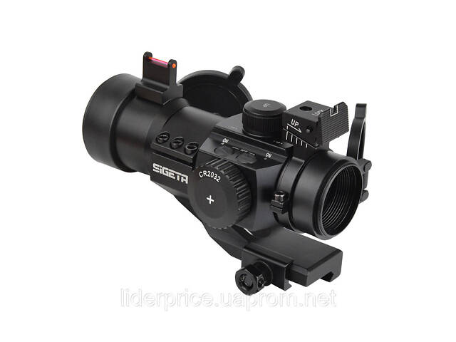 Коліматорний приціл SIGETA EasyDot 1x30 Red/Green Killflash, Оригінал - Фото 4