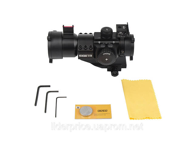 Коліматорний приціл SIGETA EasyDot 1x30 Red/Green Killflash, Оригінал - Фото 6