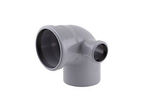 Коліно каналізаційне з відводом TA Sewage 110х110х50, 90°