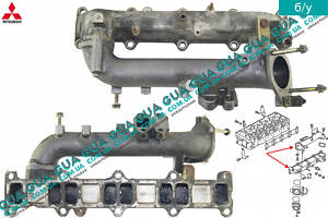 Коллектор впускной ( метал ) ME190712 Mitsubishi / МИТСУБИСИ PAJERO III 2000-2006 / ПАДЖЕРО 3 00-06
