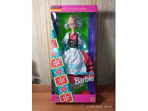 Коллекционная Кукла Барби 1994 German Barbie Special Edition 12698 Коллекция 'Dolls of the World' НОВА Неоткрытая из США