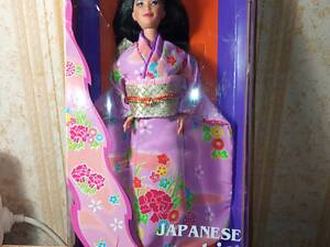 Коллекционная Кукла Барби 1995 Japanese Barbie Collector Edition - 14163 Коллекция 'Dolls of the World' НОВАЯ из США