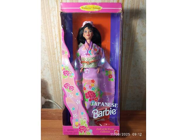 Коллекционная Кукла Барби 1995 Japanese Barbie Collector Edition - 14163 Коллекция 'Dolls of the World' НОВАЯ из США - Фото 1