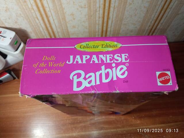 Коллекционная Кукла Барби 1995 Japanese Barbie Collector Edition - 14163 Коллекция 'Dolls of the World' НОВАЯ из США - Фото 4