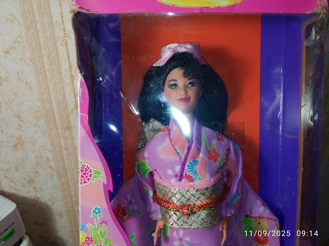 Коллекционная Кукла Барби 1995 Japanese Barbie Collector Edition - 14163 Коллекция 'Dolls of the World' НОВАЯ из США - Фото 10