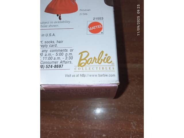 Колекційна Лялька Барбі 1999 Austrian Barbie Collector Edition - 21553 Колекція 'Dolls of the World' НОВА з США - Фото 8