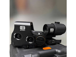 Коліматорний 558 + магніфер G43 (коп. EOTech), 1MOA, 3х, зі збільшувачем