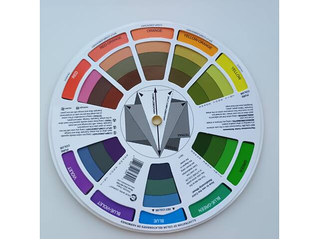 Коло змішування поєднання кольорів Color Wheel - Фото 2