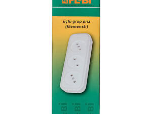 Колодка FL-BI на 3 гнезда 16А-220V