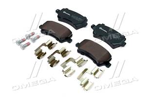 Колодка гальм. диск. FORD GALAXY 06-, S-MAX 06-, VOLVO S60, V60 10- задн. (вир-во BREMBO) P 24 078 UA51