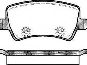 Колодка гальм. диск. FORD GALAXY 06-,S-MAX 06- REMSA 123600 на LAND ROVER LR2 (FA_)