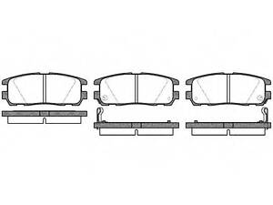 Колодка гальм. диск. GREAT WALL HOVER H3, OPEL FRONTERA задн. (вир-во REMSA) REMSA 042602 на OPEL FRONTERA A (5_MWL4)