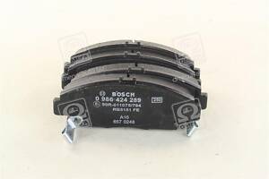 Колодка тормозов. диск. HONDA ACCORD передняя (выр-во Bosch) 0 986 424 289 RU51