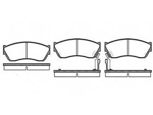 Колодка гальм. диск. SUZUKI SWIFT -98 передн. (вир-во Remsa) REMSA 014722 на NISSAN PULSAR II (N13)