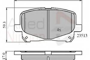 Колодка гальм. диск. toyota camry 2.2, 3.0 24v, 3