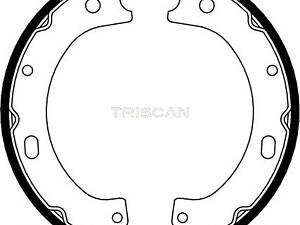 Колодка гальмівна барабанна TRISCAN 810014011 Комплект