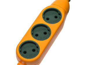 Колодка під подовжувач ADVANCED на 6 гнізд двостороння 16А-220V