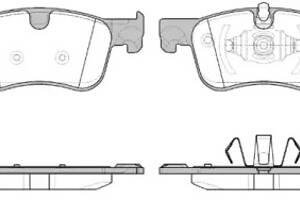 Колодка торм. диск. CITROEN C4 (09/13-) передн. (пр-во REMSA)