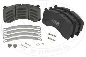 Колодка дискова гальмівна, комплект на вісь ROR DX195 (пр-во Winnard)