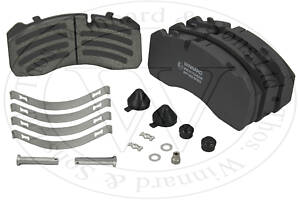 Колодка тормозная дисковая, комплект на ось SAF (пр-во Winnard)