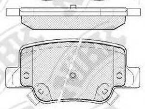 колодки гальм. NIBK PN1842 на TOYOTA VERSO (_AUR2_, _ZGR2_)