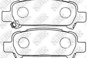 колодки гальм. NIBK PN7415 на SUBARU IMPREZA купе (GFC)